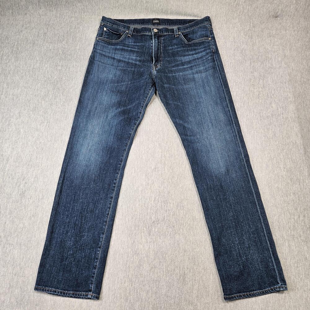 Citizens Of Humanity Jeans Mens 38x34 Blue The Sid Straight Made In USA